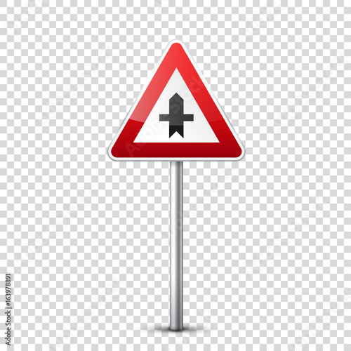 Free Download Road red signs collection isolated on transparent background. Road traffic control.Lane usage.Stop and yield. Regulatory signs. Curves and turns. - GFXLoad