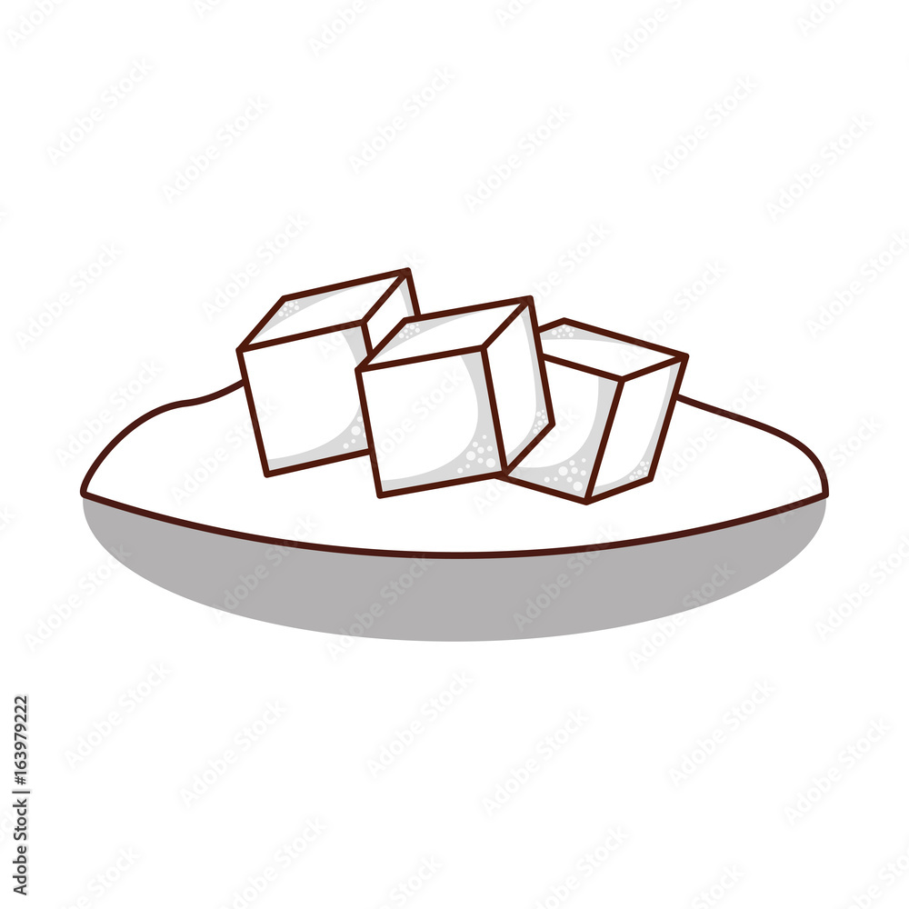dish with sugar cubes vector illustration design Stock Vector | Adobe Stock dish with sugar cubes vector illustration design Stock Vector | Adobe Stock