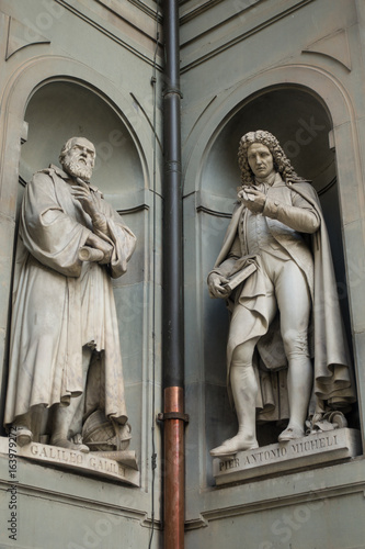 Sculptures in public area by Piazza della Signoria  in Firenze  Italy