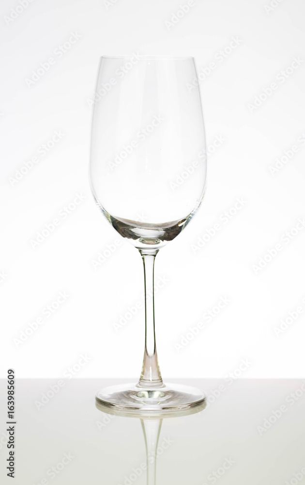 glass on white background glass on white background