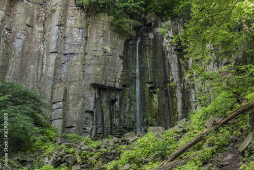 Vrkoc waterfall near river Labe