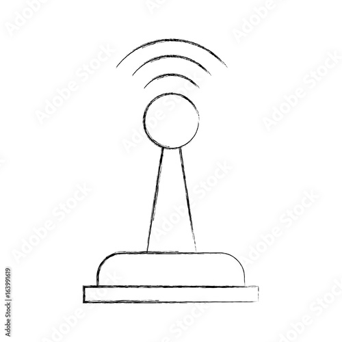 Drone remote control icon vector illustration design