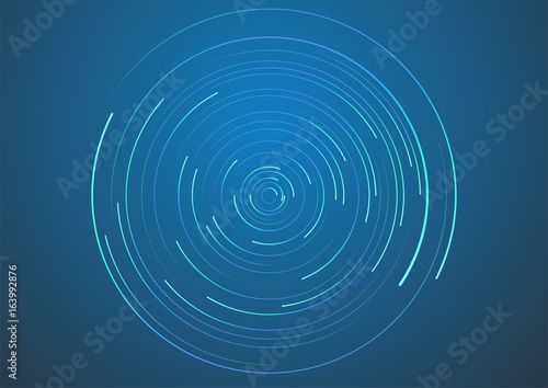 Abstract vector background, spiral line	
