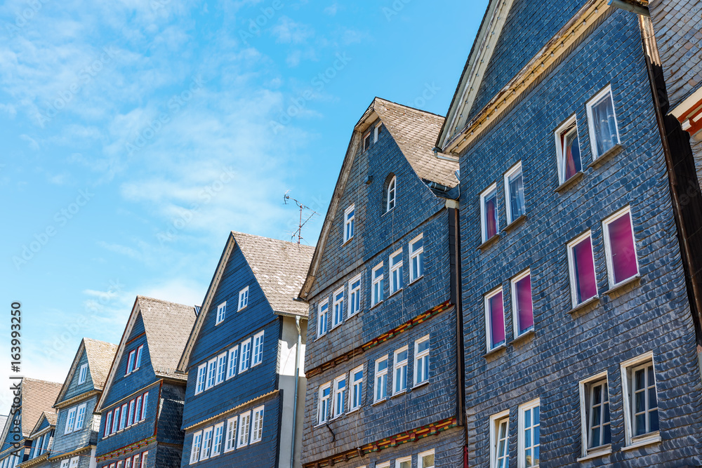 Fototapeta premium old buildings in Herborn, Germany