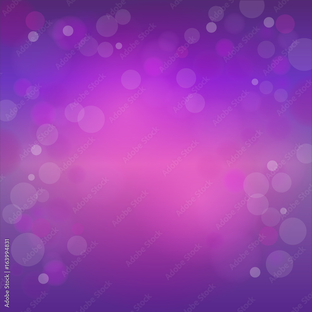 Abstract Light Bokeh background with lens flare dots in Pink
