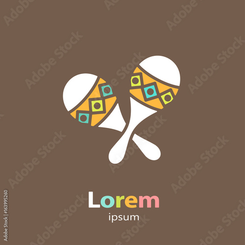 Logo template - maracas