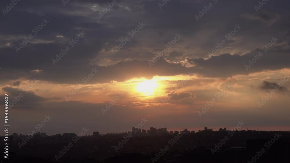 Time Lapse dramatic cloudy sky at sunset, Turkey, Istanbul Time Lapse dramatic cloudy sky at sunset, Turkey, Istanbul