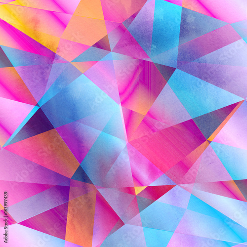 Abstract background polygon