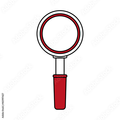 magnifying glass ector illustration