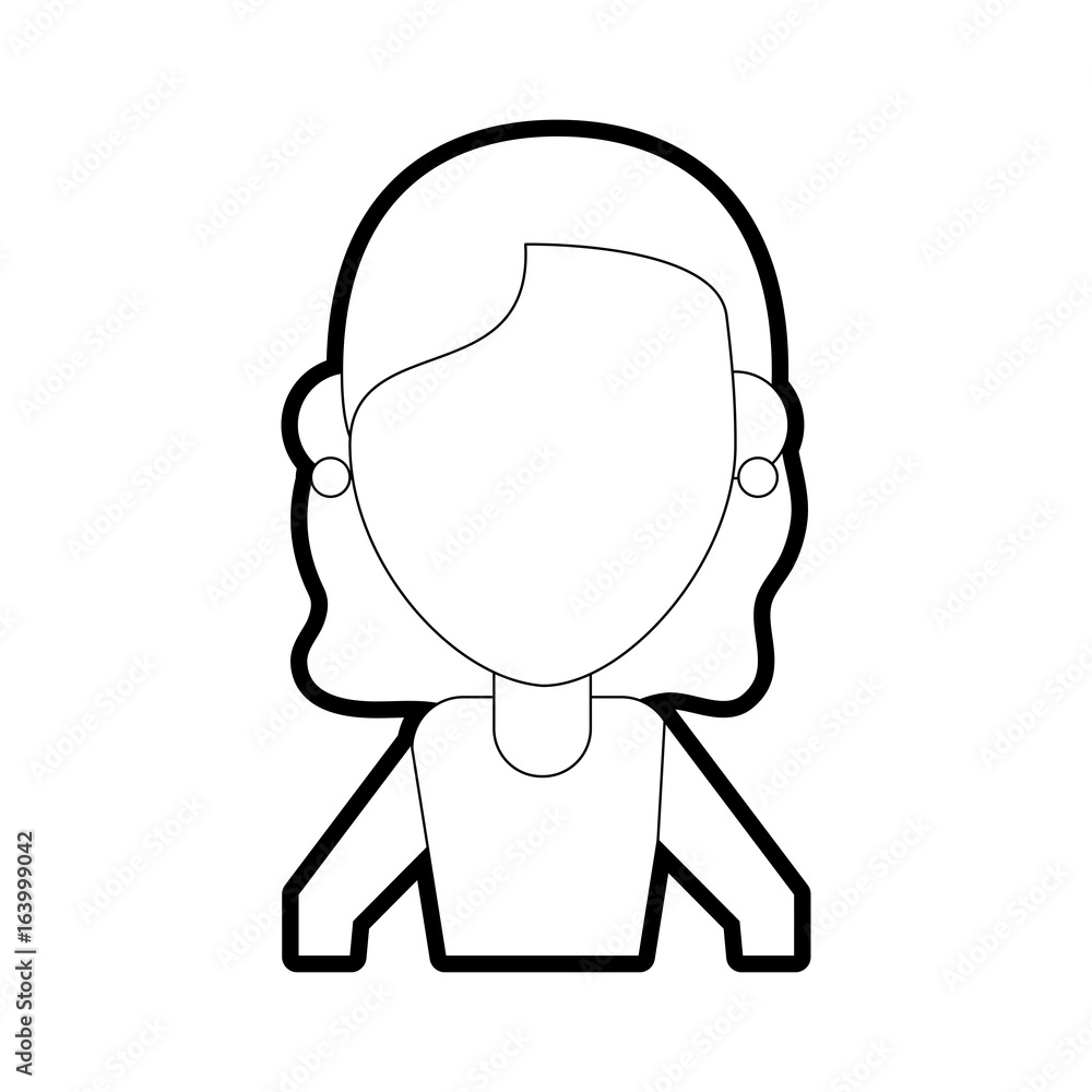 woman avatar vector illustration woman avatar vector illustration