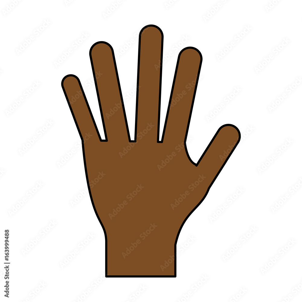 Obraz premium hand vector illustration