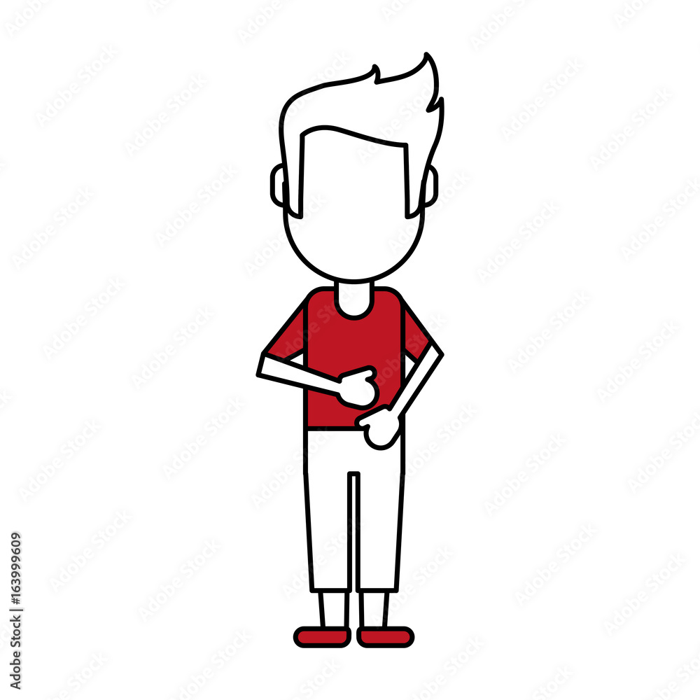 standing man vector illustration standing man vector illustration