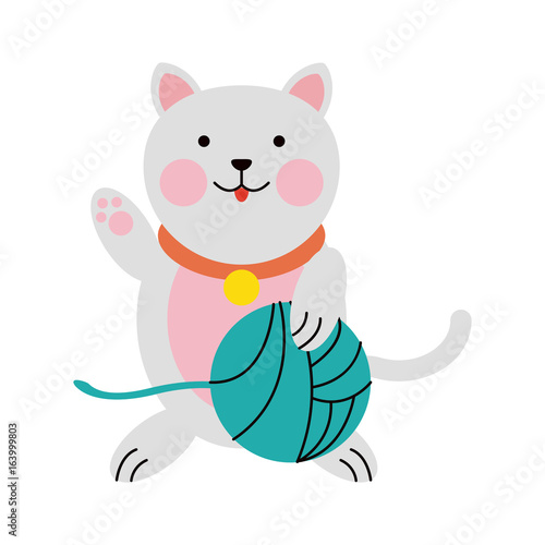 cat cartoon pet animal icon image