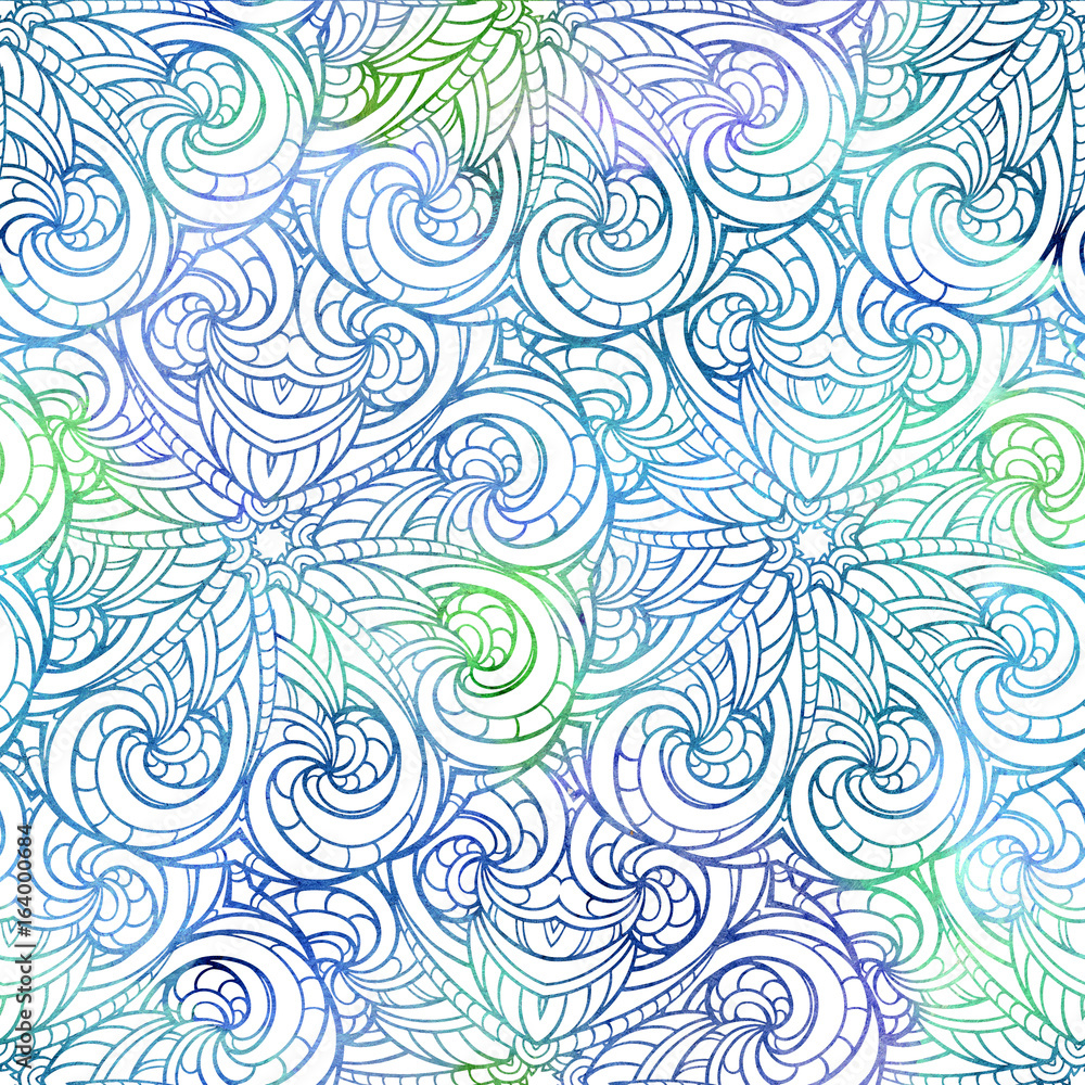 Ethnic decorative motifs seamless pattern. Ethnic decorative motifs seamless pattern.