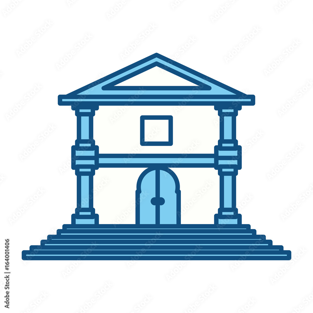 Bank building symbol Bank building symbol