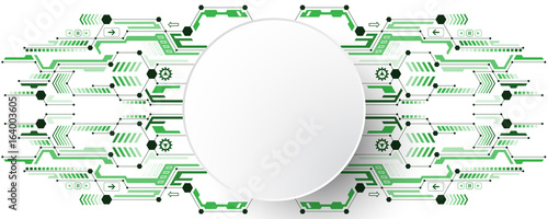 Vector abstract technology concept.