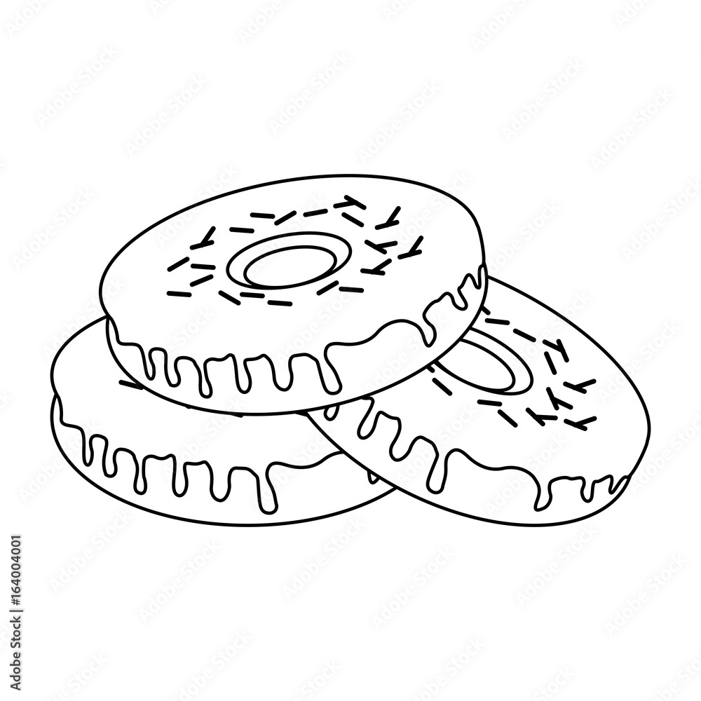 donut with sprinkles pastry icon image donut with sprinkles pastry icon image