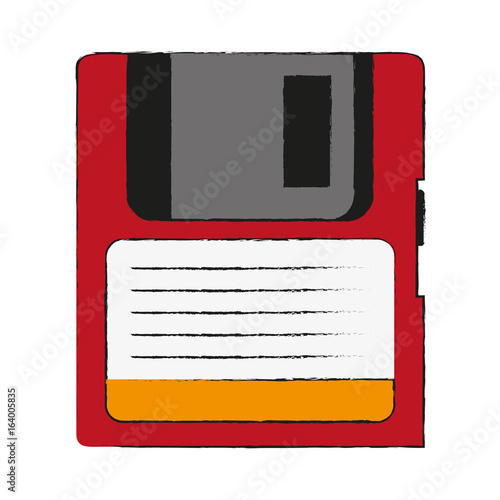 diskette or floppy disk icon image