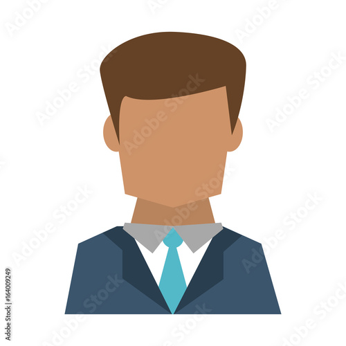 businessman avatar icon image vector illustration design 