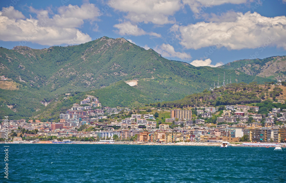 View of Salerno from the sea