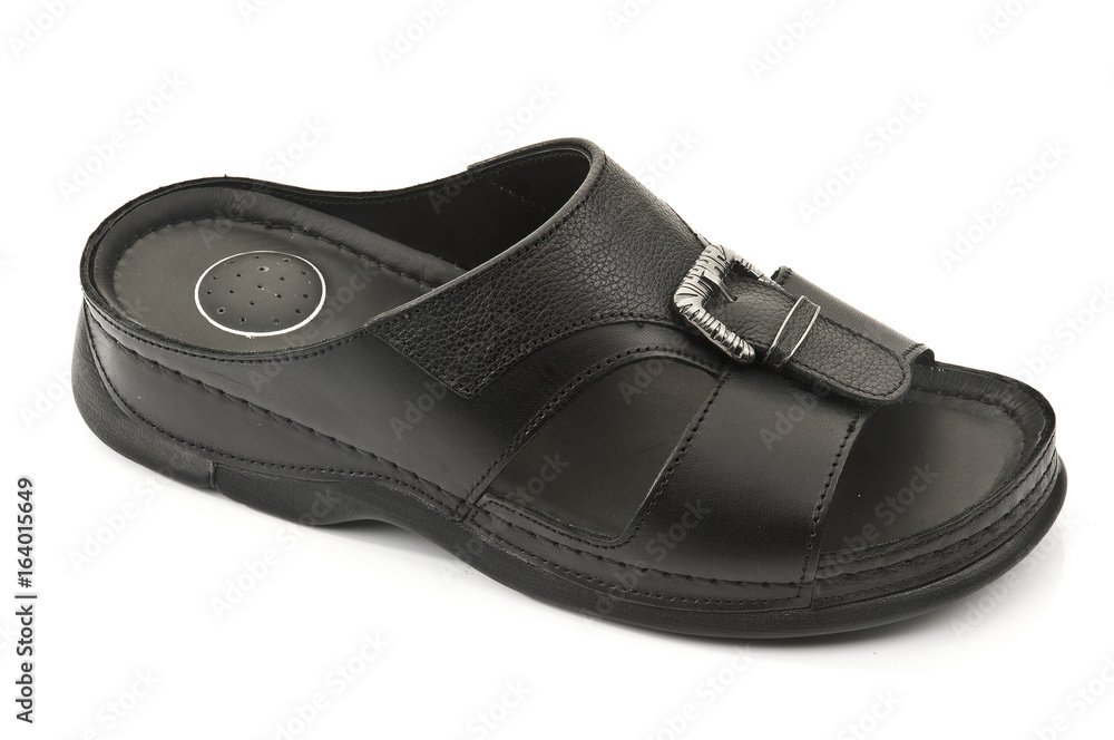 Isolated arabic design footwear on white background Isolated arabic design footwear on white background