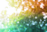 Abstract bokeh blurred in nature