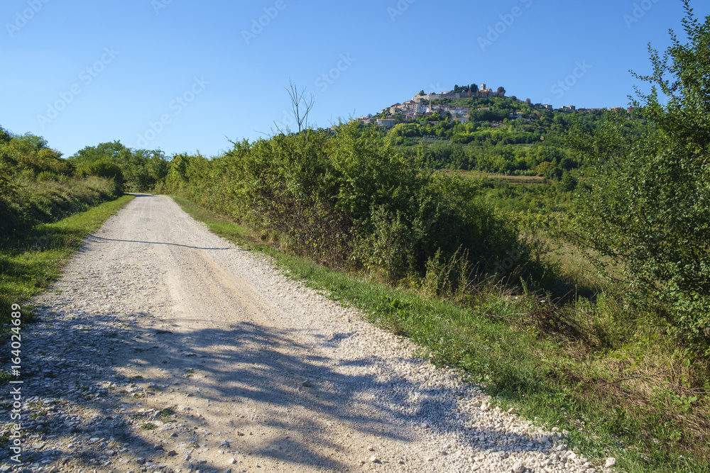 Obraz premium Parenzana near Motovun