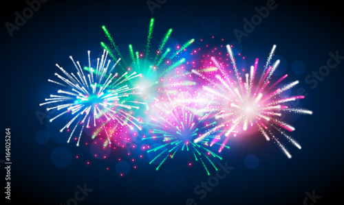 Feu d'artifice vectoriel 2