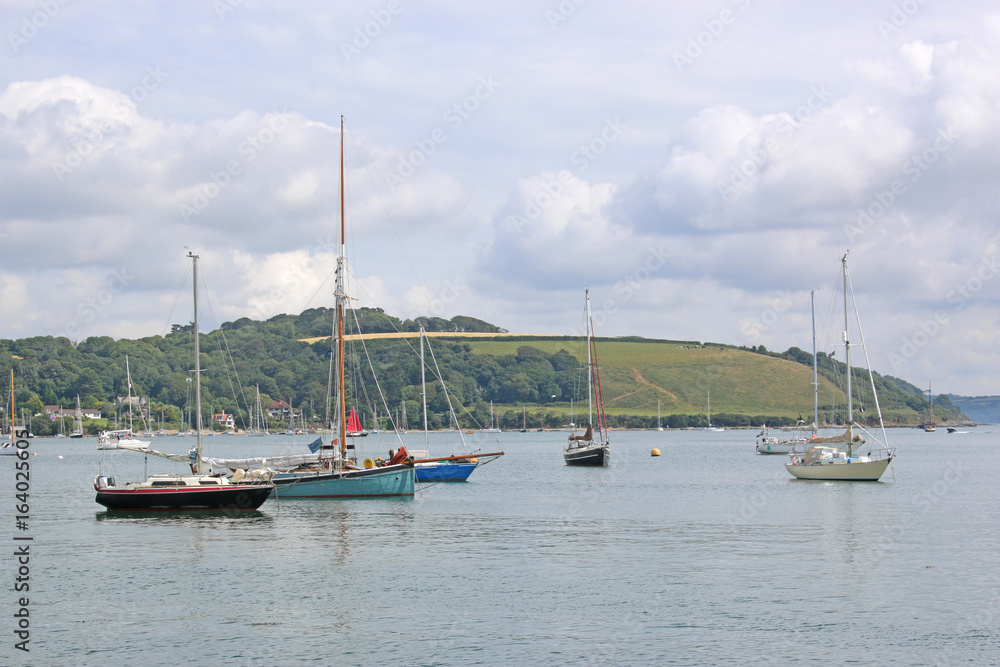 Boats on the River Fal, Cornwall Boats on the River Fal, Cornwall
