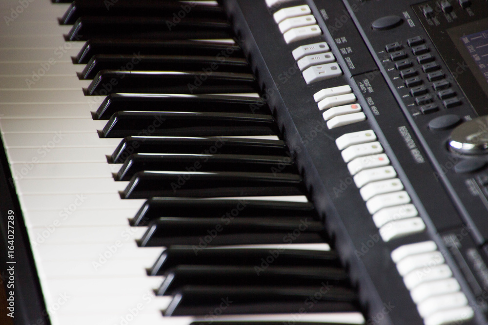 Keyboard music is waiting for the concert music. Keyboard music is waiting for the concert music.