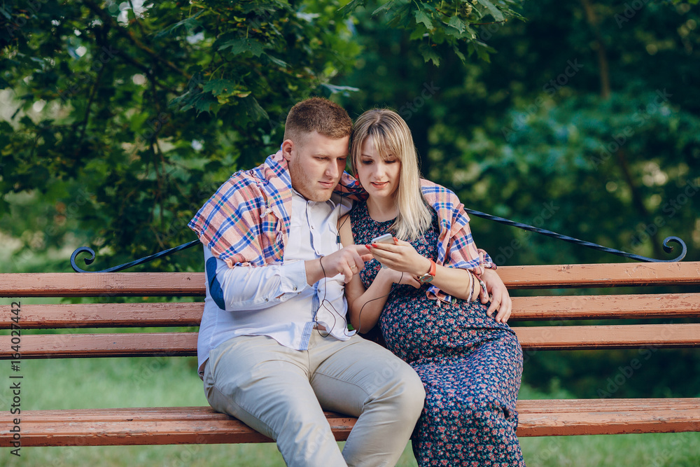 couple in the park couple in the park