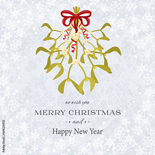 Merry Christmas and Happy New Year background