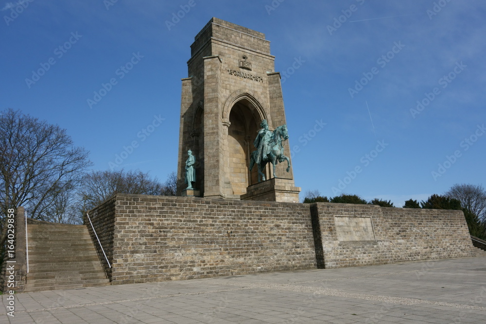 Kaiser Wilhelm Denkmal , in Hohensyburg, bei Dortmund, 