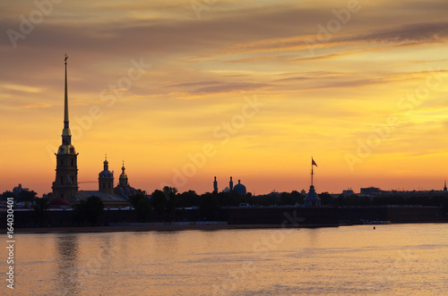  Peter and Paul Fortress in dawn