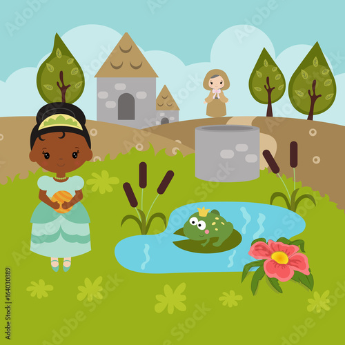 Cartoon fairy tale