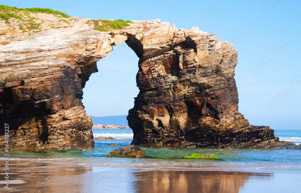 Natural arch at  beach
