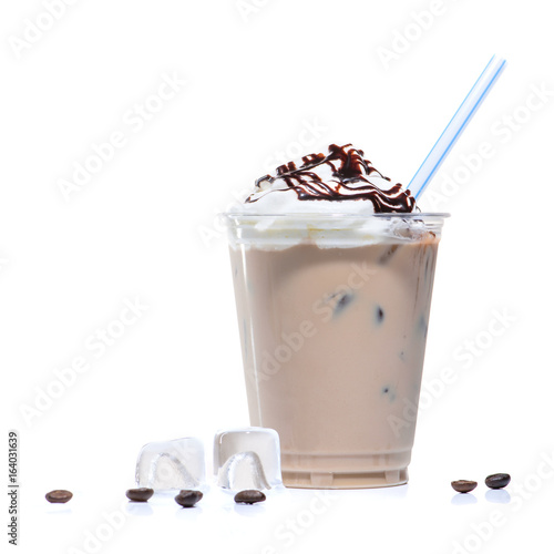 iced coffee with ice-cream