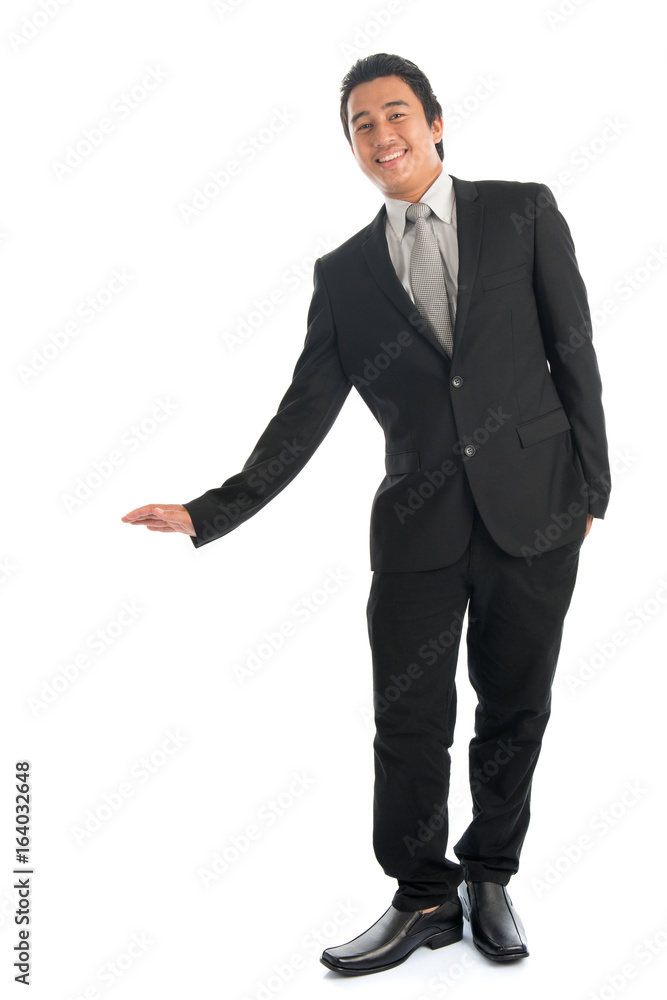 Asian businessman hand leaning on something Asian businessman hand leaning on something