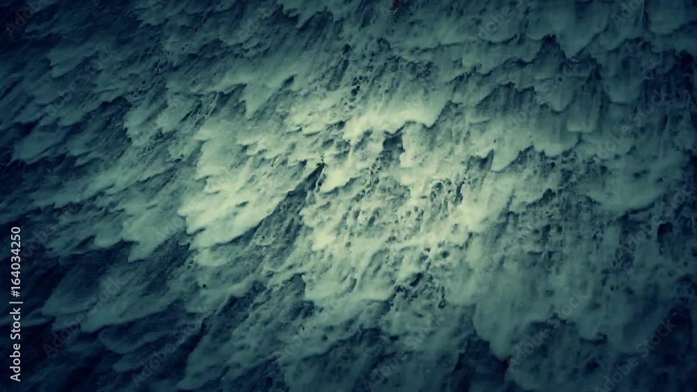Torrential waterfall & spindrift. Torrential waterfall & spindrift.