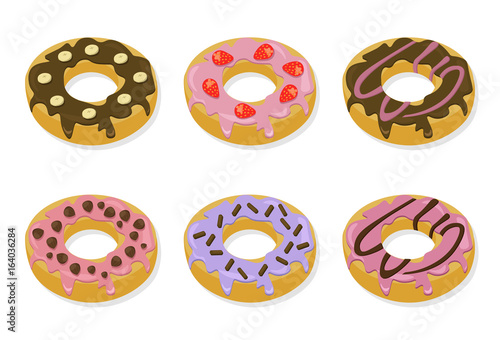Berry delicious donuts Sweet dessert lavender flavors