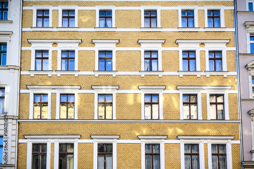 facade of a beautiful old house in Berlin Kreuzberg