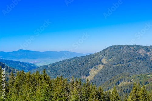 Romanian mountains with sky and perfect whather