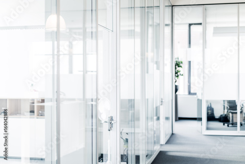 Billede på lærred Blurred Office Interior