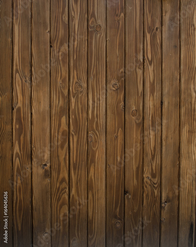 Brown wood wall as background. photo