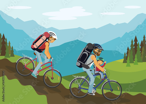 cycling family