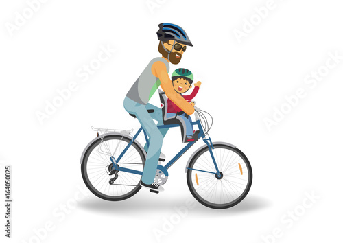 cycling father