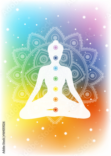 woman meditating