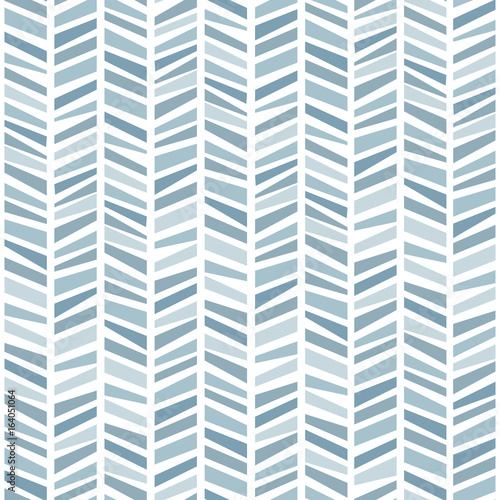 Seamless background in the geometric pattern  of blue colors. Vector illustration. Wallpaper, print packaging, textiles.