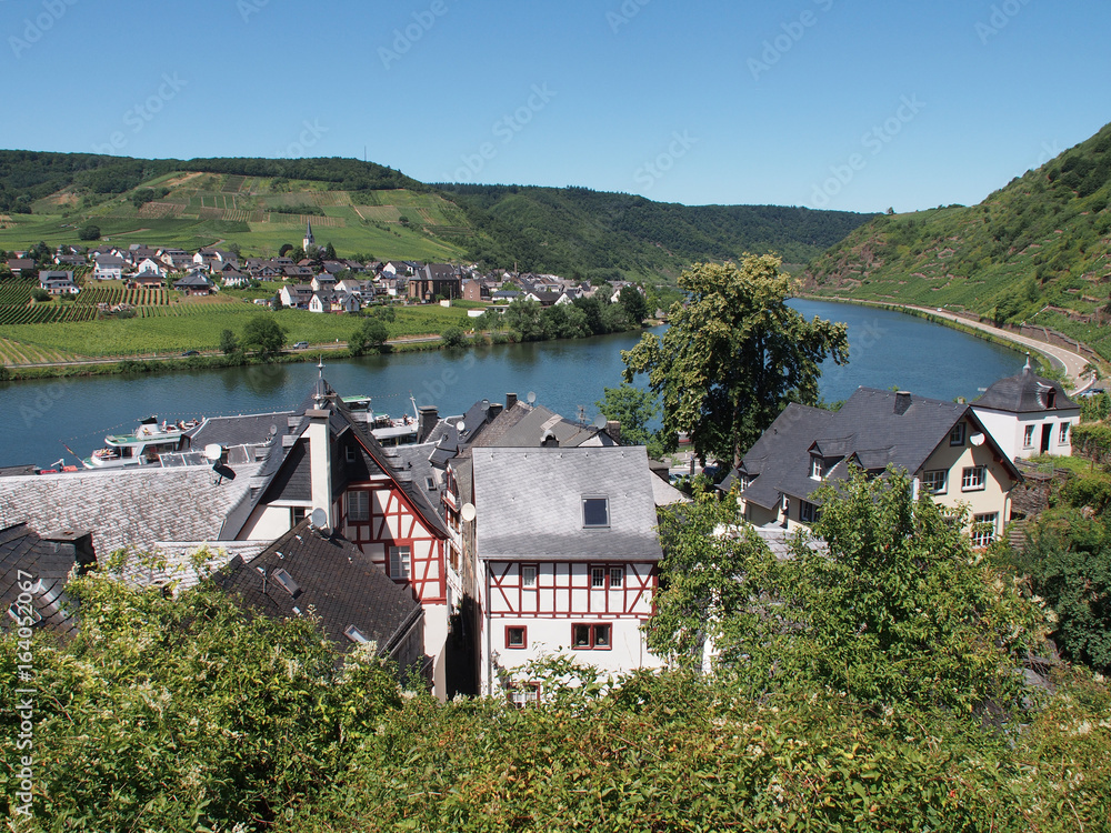 La Moselle à Beilstein, Allemagne