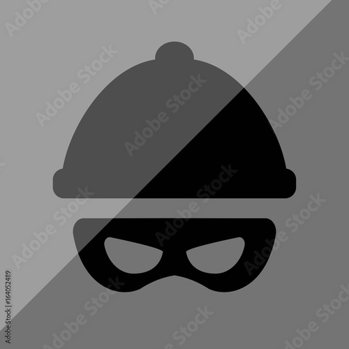 Button Bandit mit Maskierung